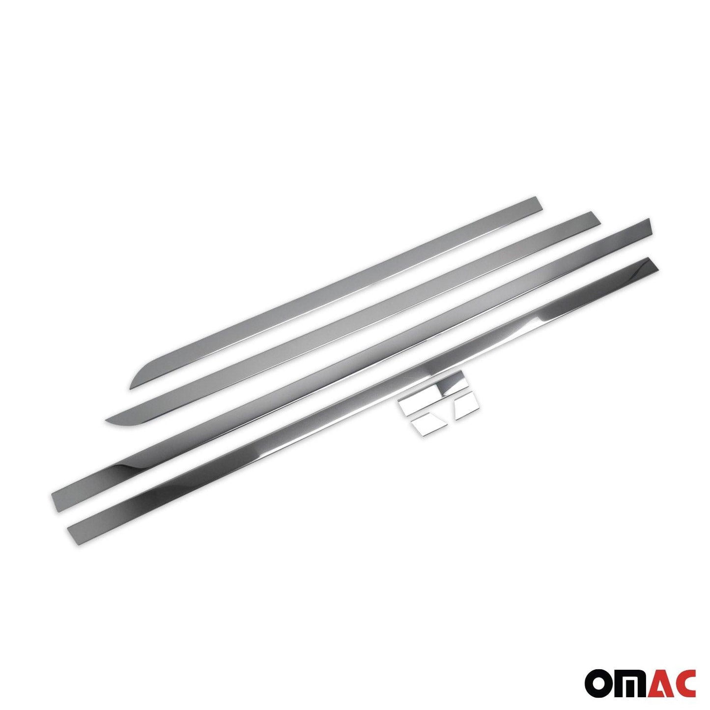 OMAC For Mercedes Metris 2016-2023 Chrome Side Door Trim Double Sliding Door S.Steel 4733132