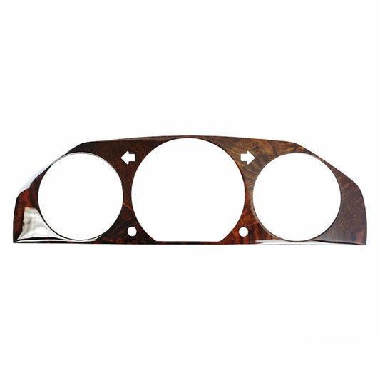 OMAC Fits Mercedes Benz E Class W124 1985-1996 Speedometer Frame Walnut Genuine Wood 4727215-W3