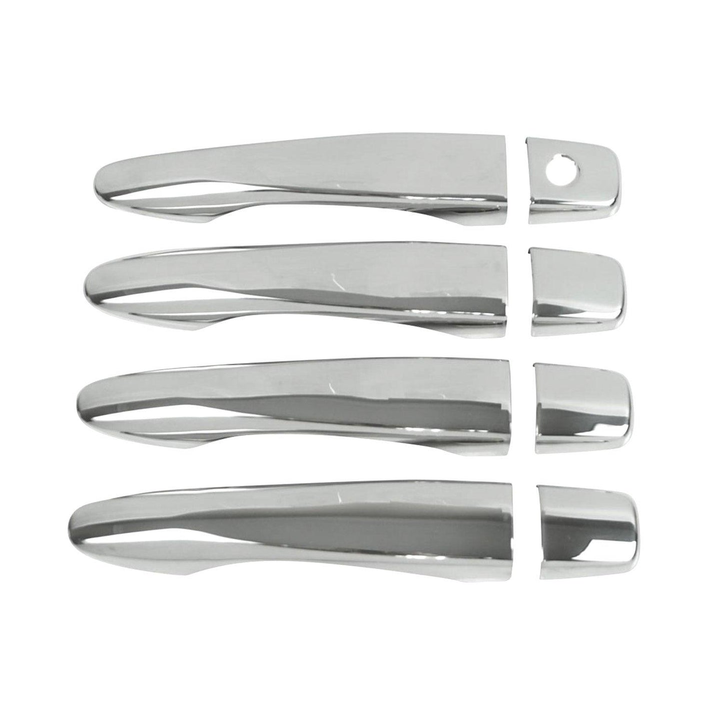 OMAC Car Door Handle Cover Protector for Nissan Rogue 2014-2023 Steel Chrome 8 Pcs 5023041