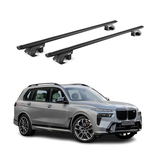 2019-2025 BMW X7 G07 Roof Rack Cross Bars Black