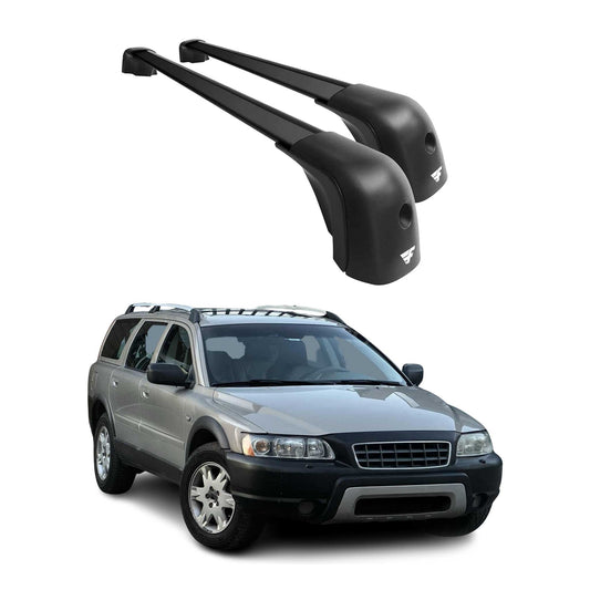 2003-2007 Volvo XC70 Roof Racks Cross Bars Black