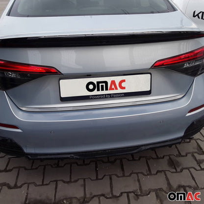 OMAC Rear Trunk Lid Molding Trim for Honda Civic 2022-2024 Sedan Silver 1Pc Steel '3430052