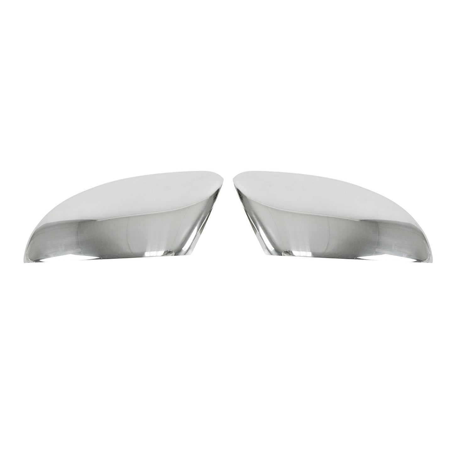 2012-2014 VW Passat B7 Side Mirror Cover Caps Stainless Steel Silver 2 Pcs