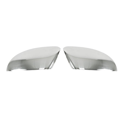 2012-2014 VW Passat B7 Side Mirror Cover Caps Stainless Steel Silver 2 Pcs