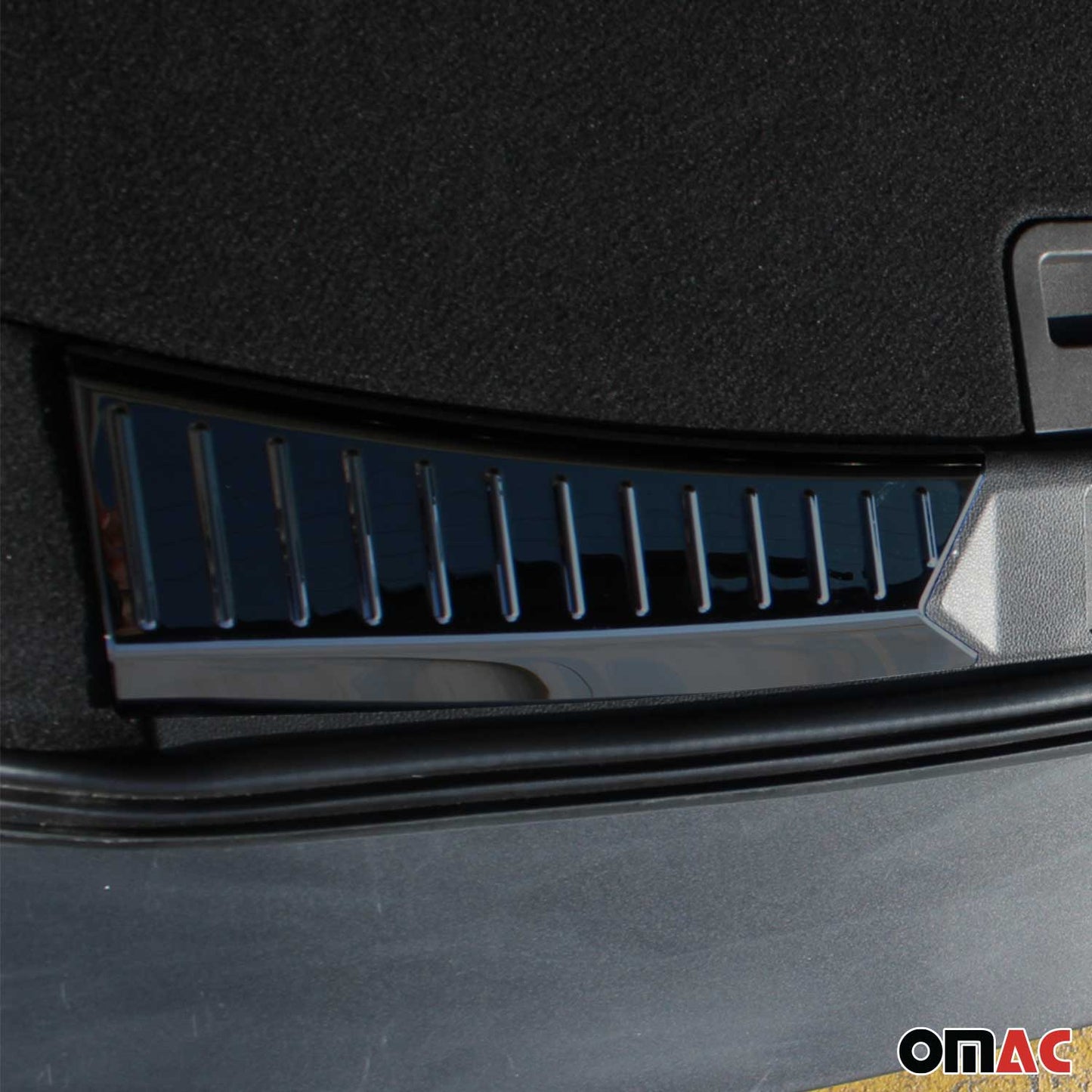 2013-2016 Ford Escape Trunk Sill Cover Bumper Guard Protector Stainless Steel Dark