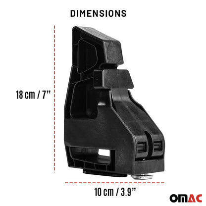 Load Stopper Easy Lock For Roof Rack Cross Bar Adjustable Load Stops Hook 4Pcs