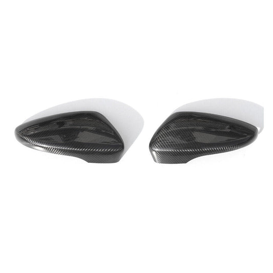 OMAC Side Mirror Cover Caps Fits VW CC 2009-2017 Carbon Fiber Black 2 Pcs U001752