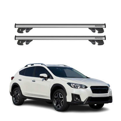 2013-2015 Subaru XV Crosstrek Roof Rack Cross Bars Silver