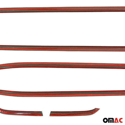 2015-2024 Jeep Renegade Window Molding Trim Streamer Steel Silver 6 Pcs