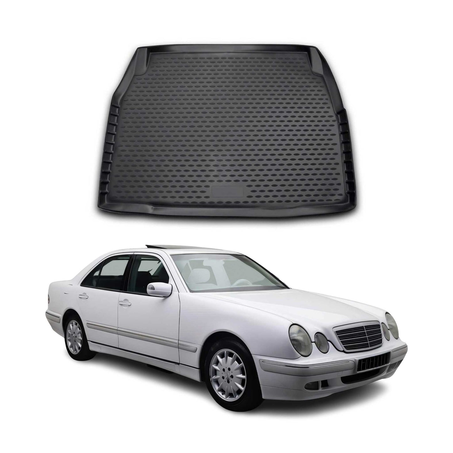 1996-2002 Mercedes E Class W210 Sedan Cargo Liner Trunk Mat All Weather Black