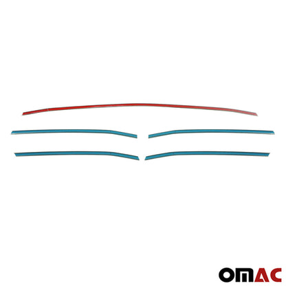 OMAC Front Bumper Grill Trim for Mercedes Sprinter W907 910 2019-2024 Steel 5x 4745081