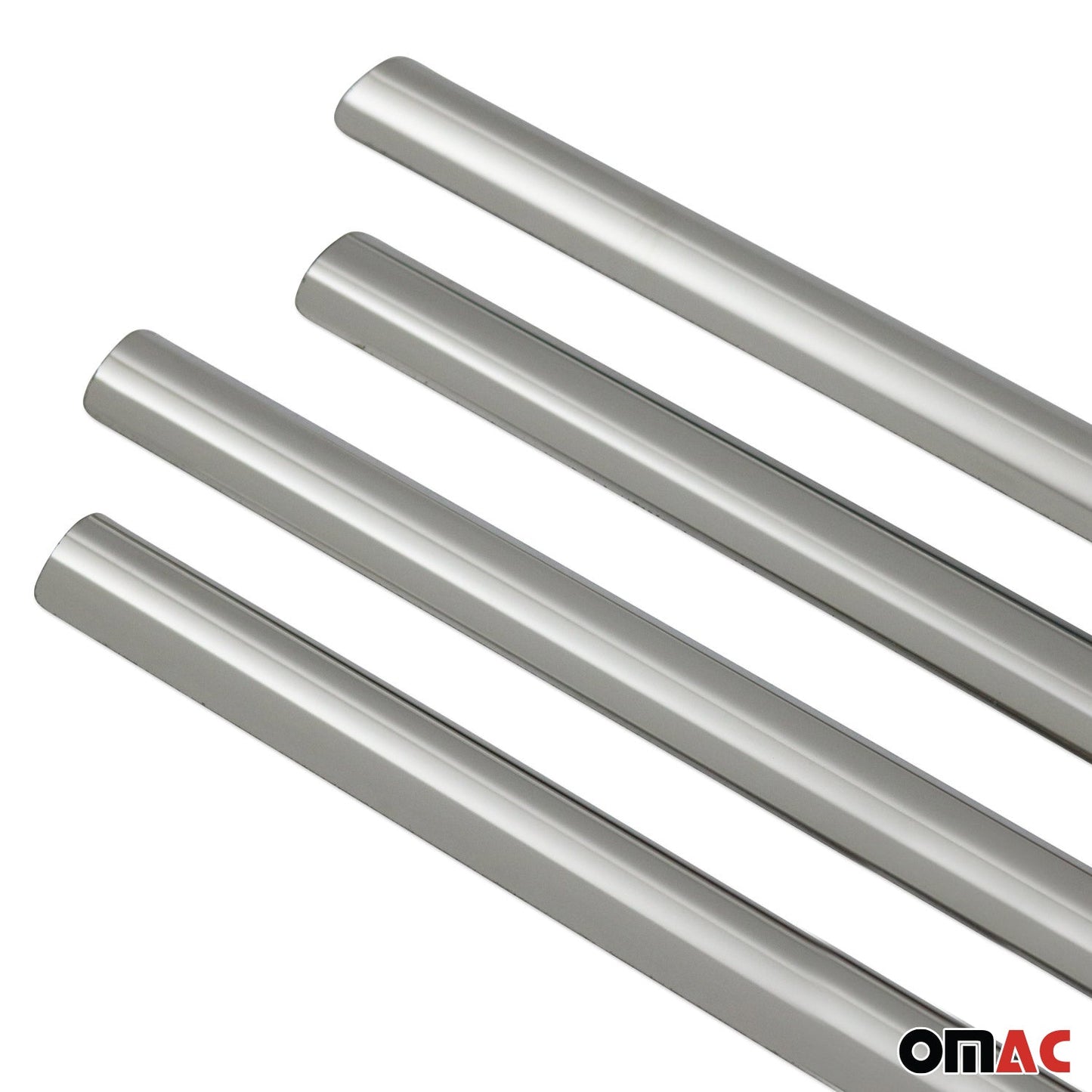 2014-2019 Ford Transit Connect Window Molding Trim Streamer Stainless Steel Silver 4x