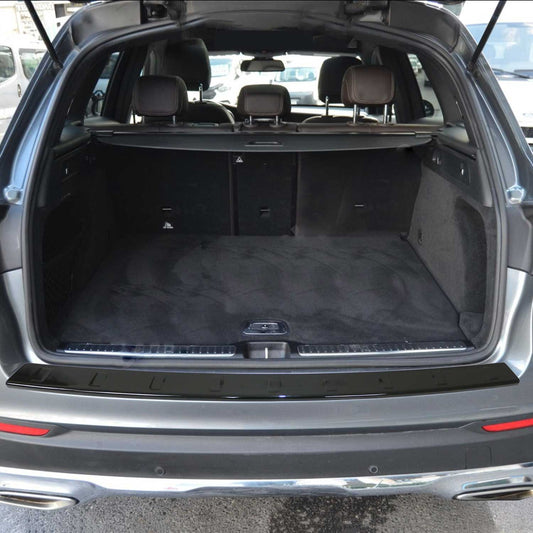 2016-2022 Mercedes GLC Class X253 Rear Bumper Sill Cover Guard Gloss Black