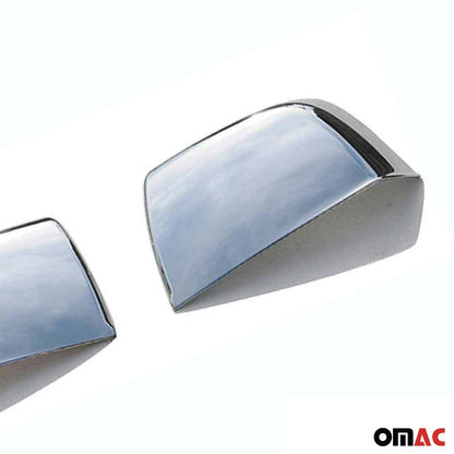 OMAC Side Mirror Cover Caps Fits RAM ProMaster City 2015-2022 Chrome Silver 2 Pcs 2524112