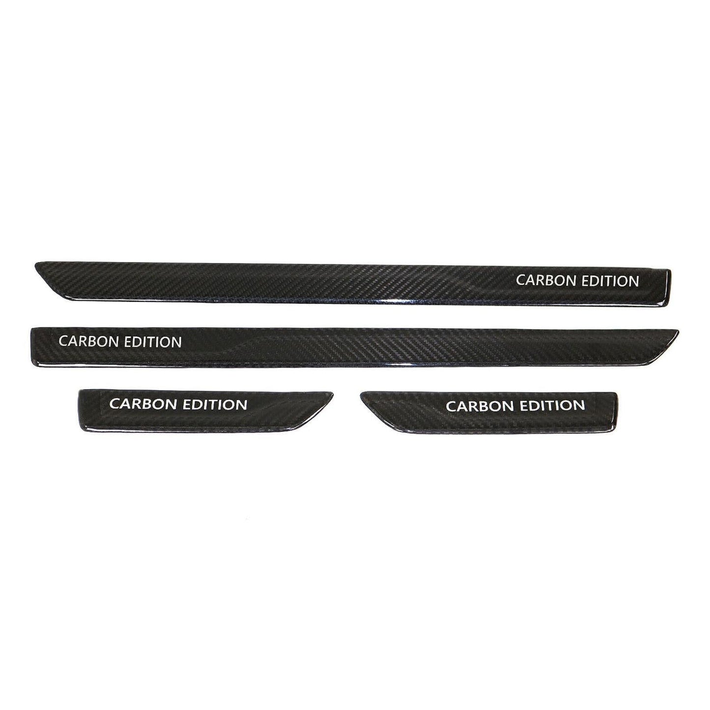 OMAC Door Sill Scuff Plate Scratch Protector for Hyundai Accent Carbon Fiber 4 Pcs U015371