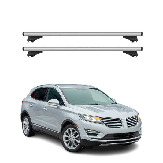 2015-2019 Lincoln MKC Roof Rack Cross Bars Silver