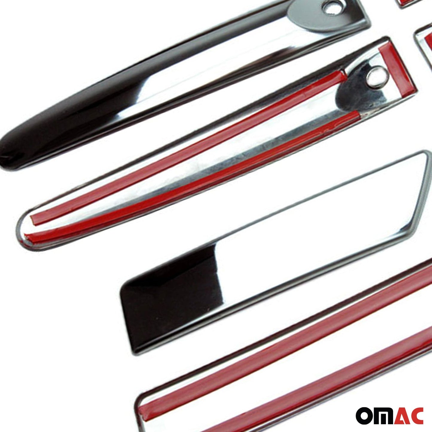 OMAC Car Door Handle Cover Protector for Chevrolet Cruze 2011-2014 Sedan Steel 8 Pcs U006030