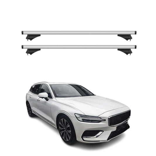 2020-2023 Volvo V60 Roof Rack Cross Bars Silver