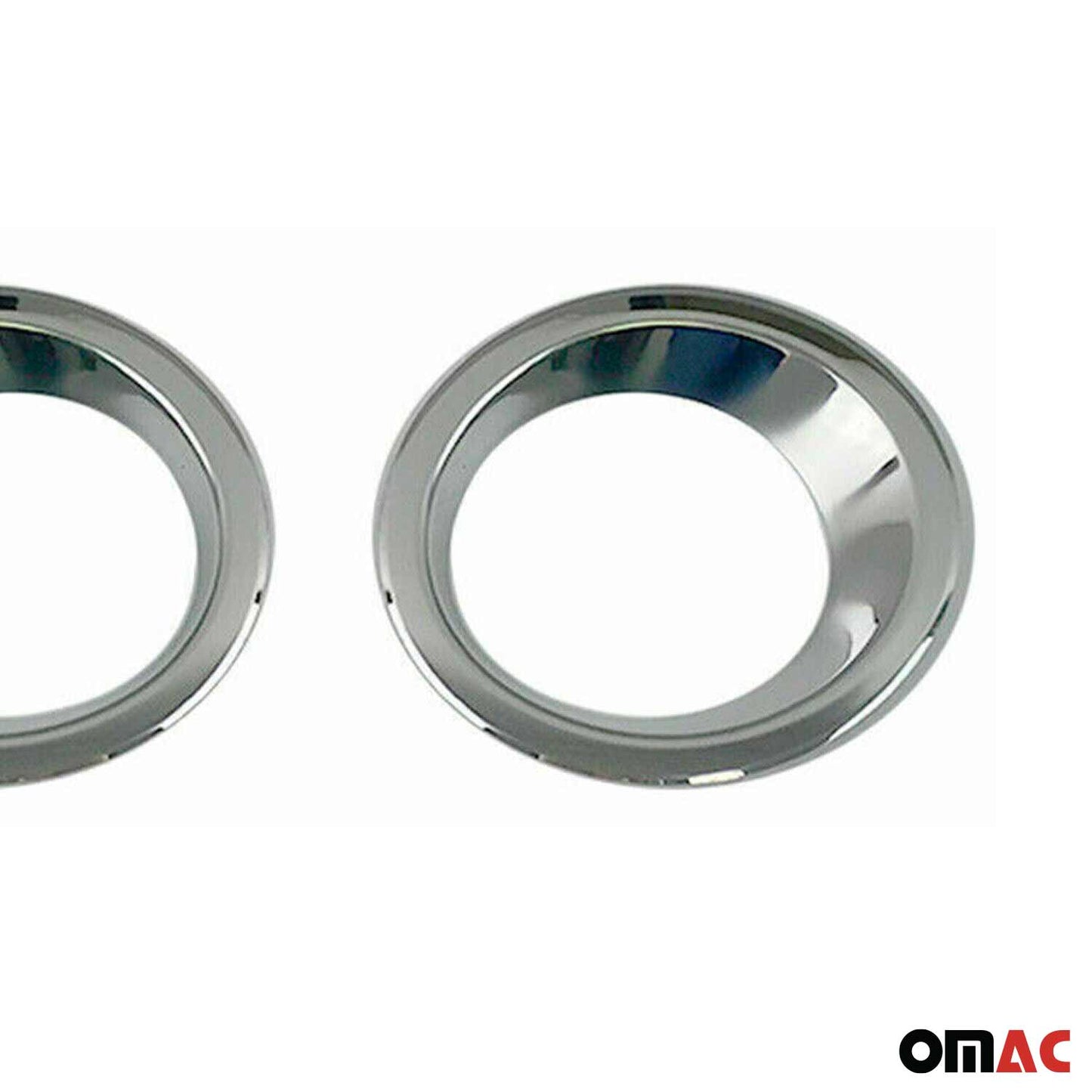 OMAC Fog Light Lamp Bezel Cover for Kia Soul 2010-2013 Steel Silver 2 Pcs 4008103