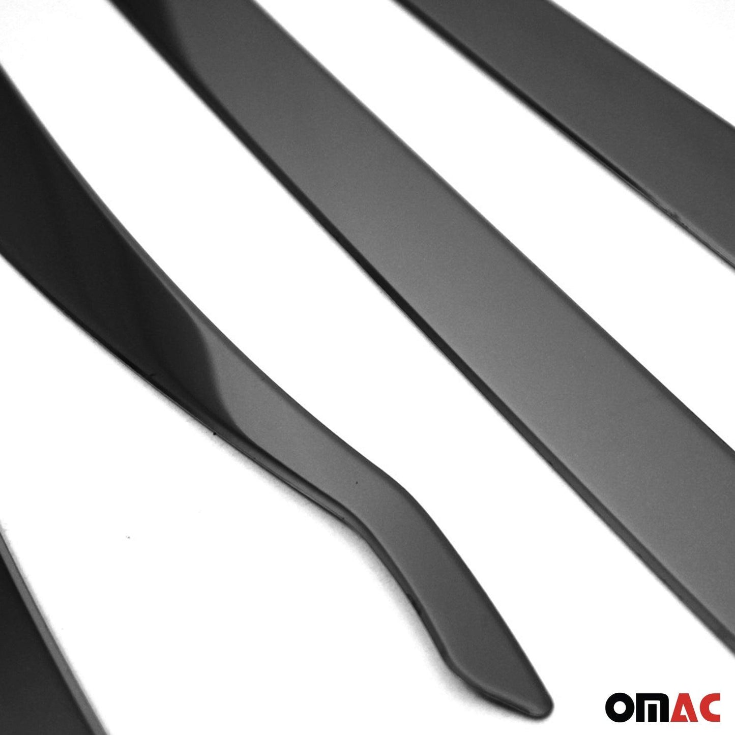 OMAC Side Door Molding Trim Skirt Garnish for Jeep Renegade 2015-2023 Steel Dark 4Pcs 1708131B