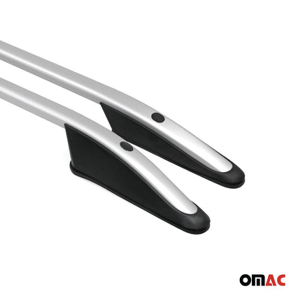 2015-2025 Ford Transit & E-Transit L2 Regular Roof Rack Rails Side Rails Silver