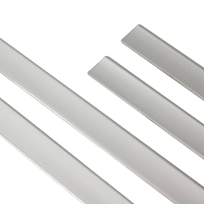 OMAC Side Door Molding Trim Skirt Garnish for Ford Escape 2013-2016 Steel Gloss 4Pcs U004730