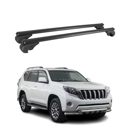 2008-2011 Toyota Land Cruiser Roof Rack Cross Bars Black