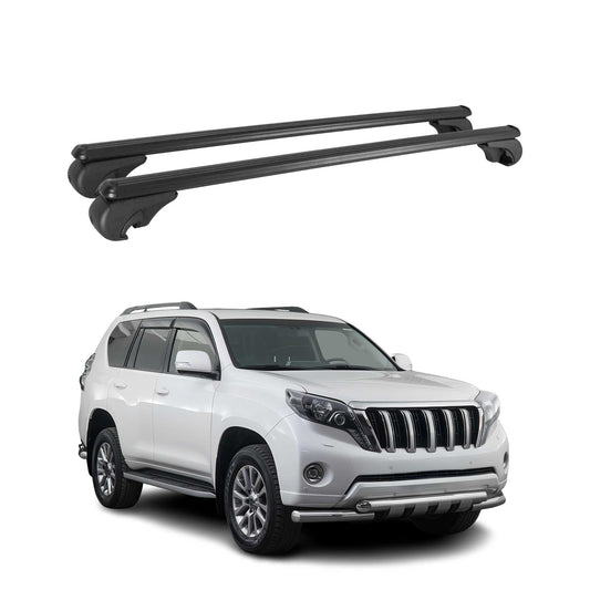 2008-2011 Toyota Land Cruiser Roof Rack Cross Bars Black