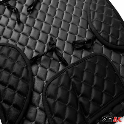 Land Rover Leather Breathable Front Seat Cover Pads Black
