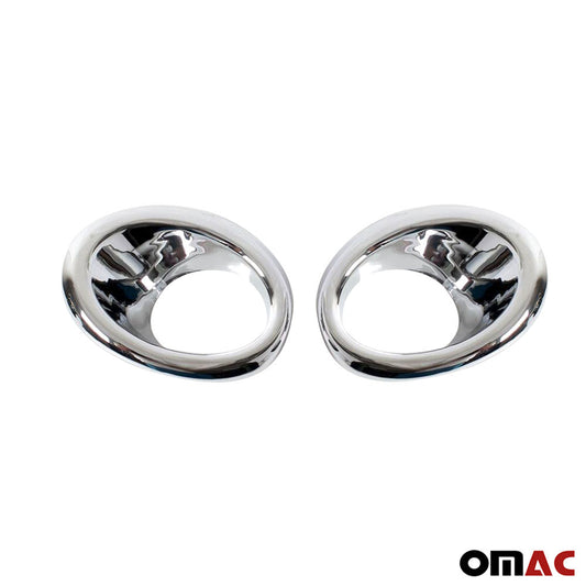 OMAC Fog Light Lamp Bezel Cover for Toyota Corolla 2014-2019 Wagon Silver 2 Pcs 7040103