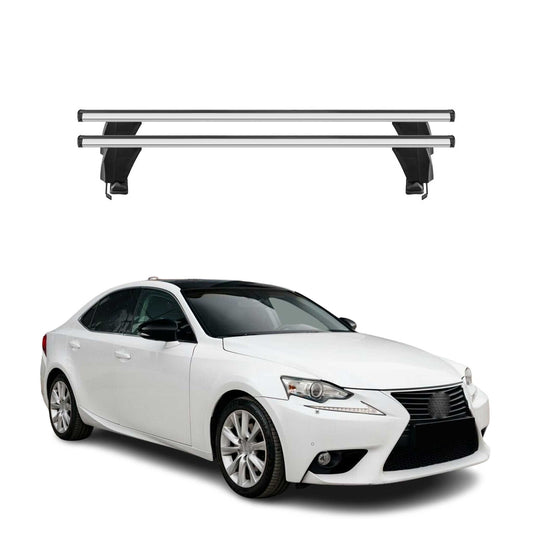 2014-2024 Lexus Is Roof Rack Cross Bars Silver