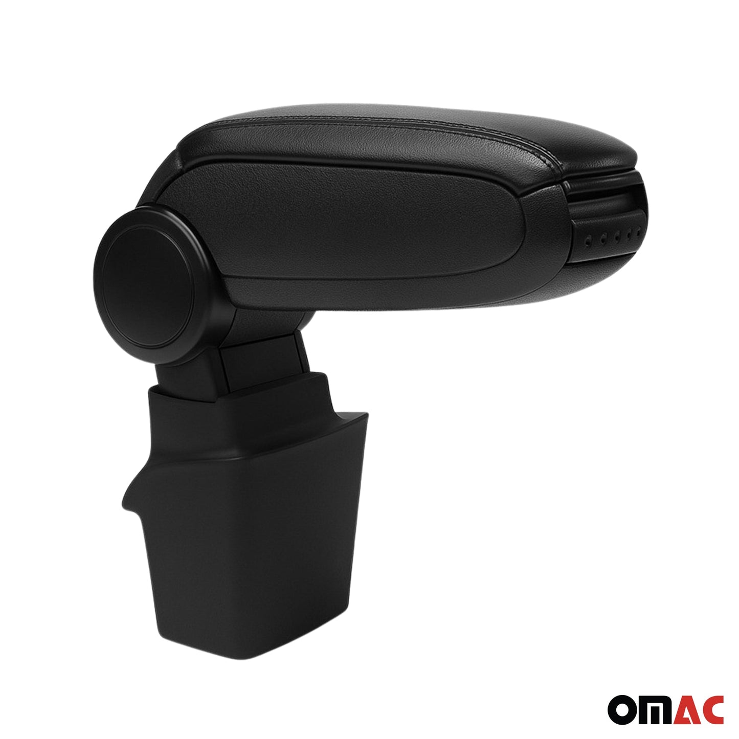 2012-2014 Ford Focus Black Center Console Armrest Plastic PU Leather 1Pc