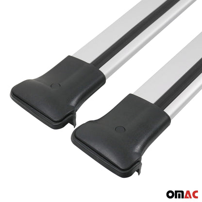 OMAC Roof Rack Cross Bars Luggage Carrier for Jeep Renegade 2015-2018 Gray,Silver 1708928
