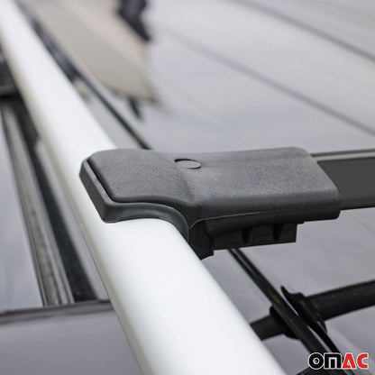 OMAC Roof Rack Cross Bars Luggage Carrier for Ford Transit 2015-2024 Alu Black 3x 2626928B-3