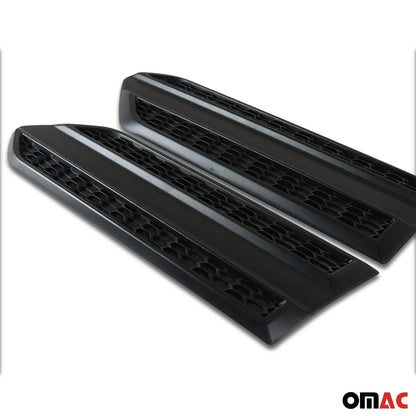 OMAC Side Door Molding Trim Skirt Garnish for Buick Encore 2013-2016 Black 2 Pcs U029084