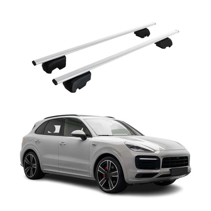 2019-2026 Porsche Cayenne Roof Rack Cross Bars Silver