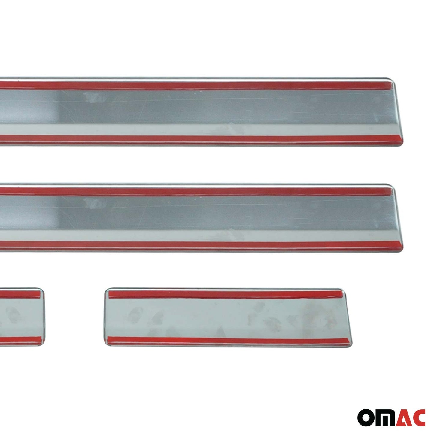 OMAC Door Sill Scuff Plate Scratch Protector for Nissan Frontier 2005-2021 Steel 4Pcs K-5003094N