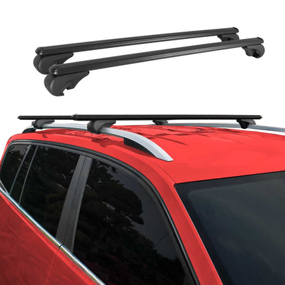 2010-2014 Subaru Outback Roof Rack Cross Bars Black