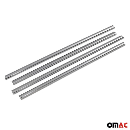 2014-2019 Ford Transit Connect Window Molding Trim Streamer Stainless Steel Silver 4x