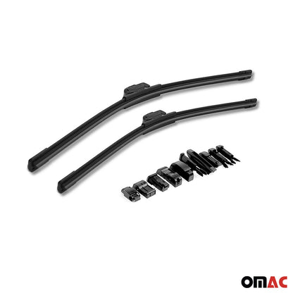 OMAC Front Windshield Wiper Blades Set for Land Rover Range Rover Evoque 2012-2019 A018904