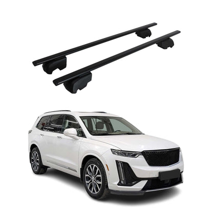 2020-2025 Cadillac XT6 Roof Rack Cross Bars Black