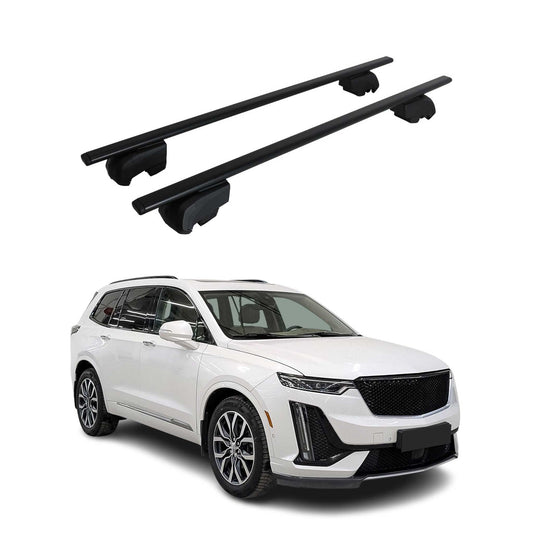 2020-2025 Cadillac XT6 Roof Rack Cross Bars Black