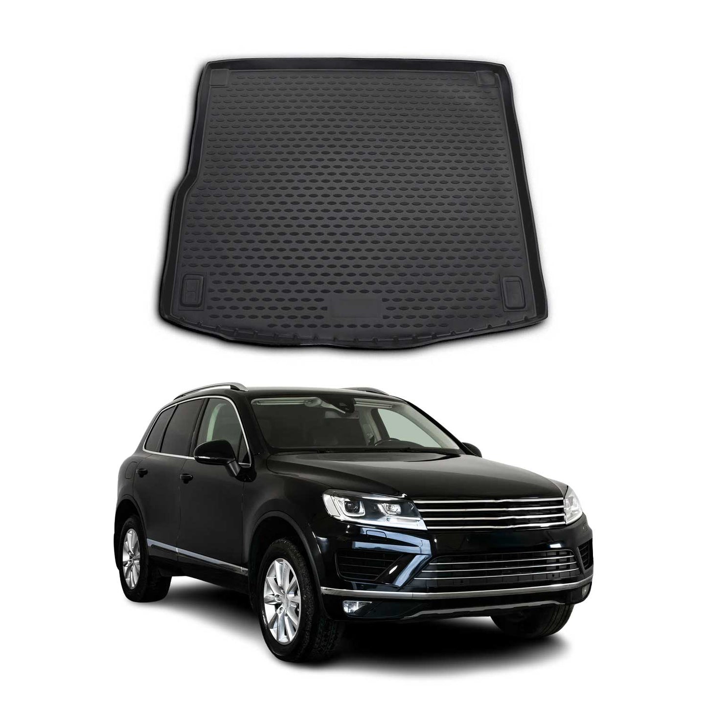 2011-2018 VW Touareg Cargo Liner Trunk Mat All Weather Black