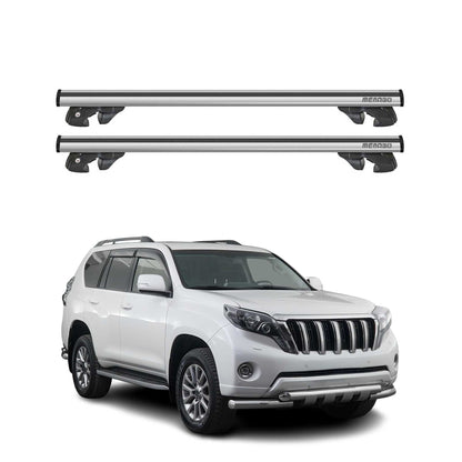 2008-2021 Toyota Land Cruiser Roof Rack Cross Bars Silver