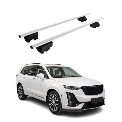 2020-2025 Cadillac XT6 Roof Rack Cross Bars Silver