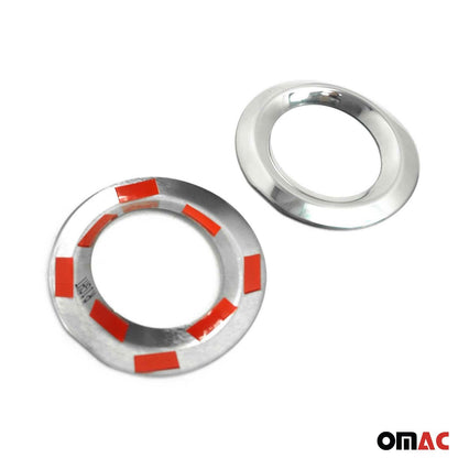 OMAC For Mercedes Metris 2016-2023 Chrome Front Fog Light Trim Bezel S.Steel 2 Pcs 4733103