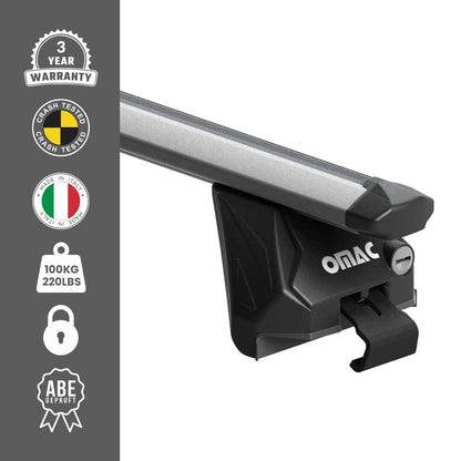 2015-2019 BMW X6 F16 Roof Rack Cross Bars Silver