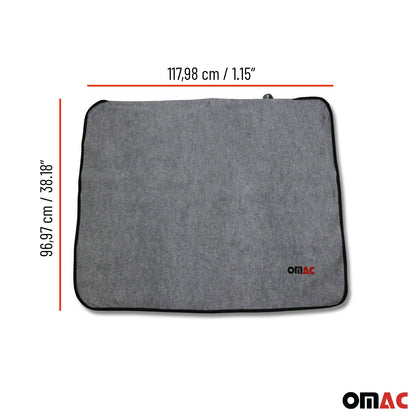 OMAC Rear Bumper Protector Mat Fabric for Volkswagen Trunk Pet Cargo Liner Waterproof U021195