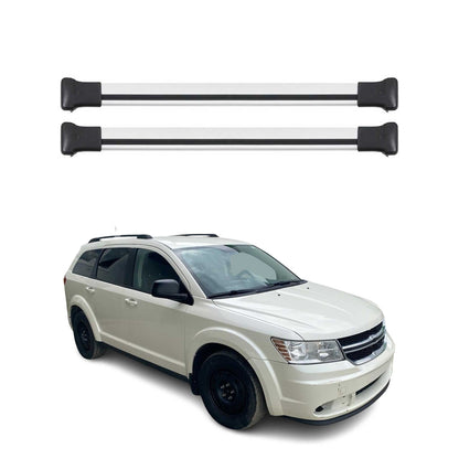 2009-2020 Dodge Journey Roof Rack Cross Bars Silver