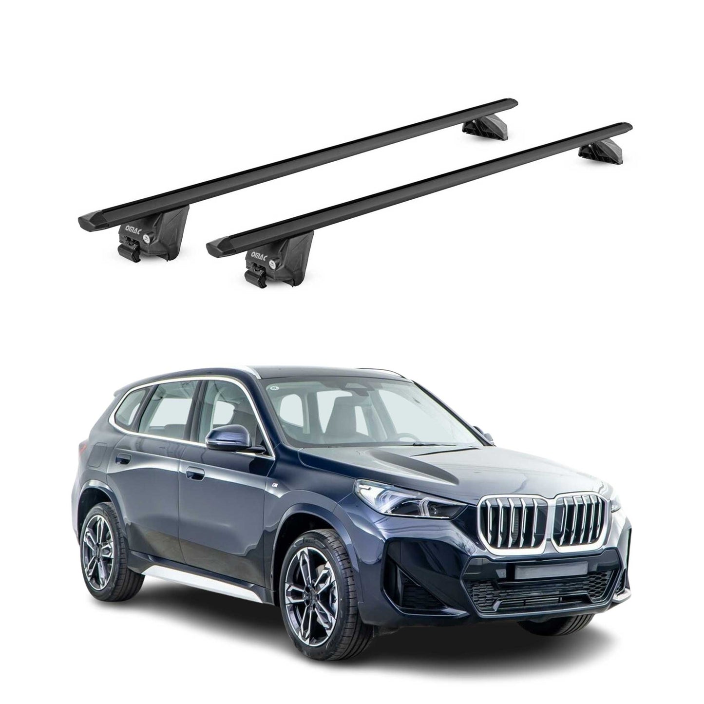 2023-2024 BMW X1 U11 Roof Rack Cross Bars Black